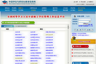 同等学力申硕报名入口